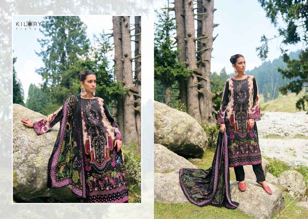 Kilory Trends Minhal Pashmina Dress Material 8 pcs Catalogue - Wholesale Factory