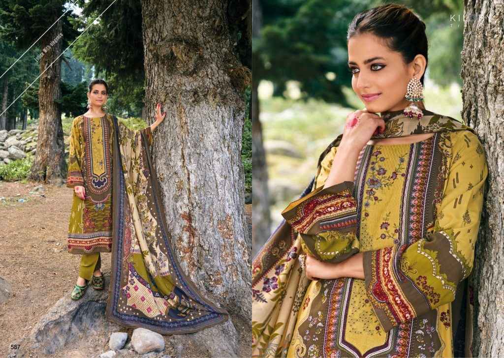 Kilory Trends Minhal Pashmina Dress Material 8 pcs Catalogue - Wholesale Factory