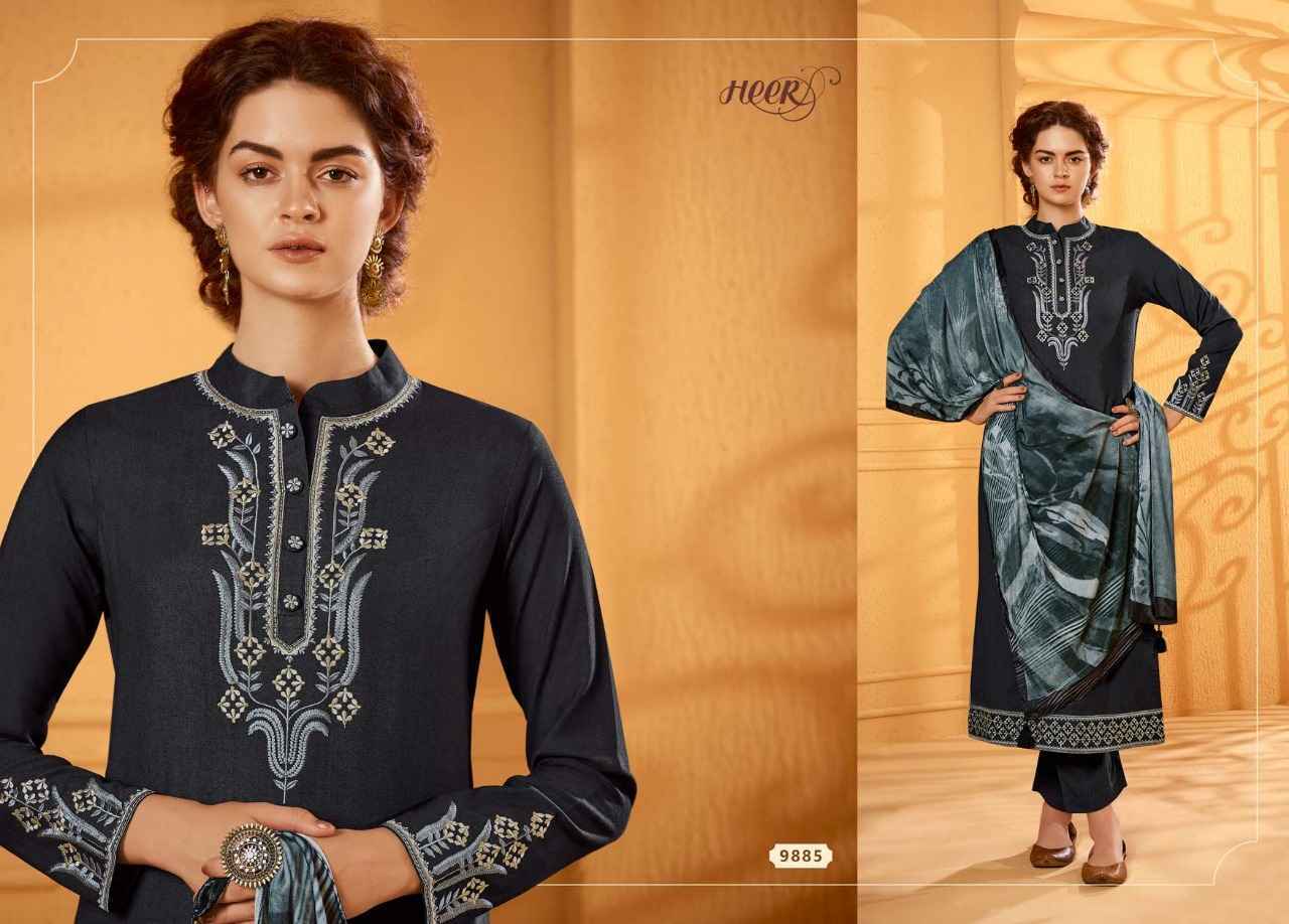 Kimora Heer Velvet Vol 59 Shagun Silk Dress Material 8 pcs Catalogue - Wholesale Factory