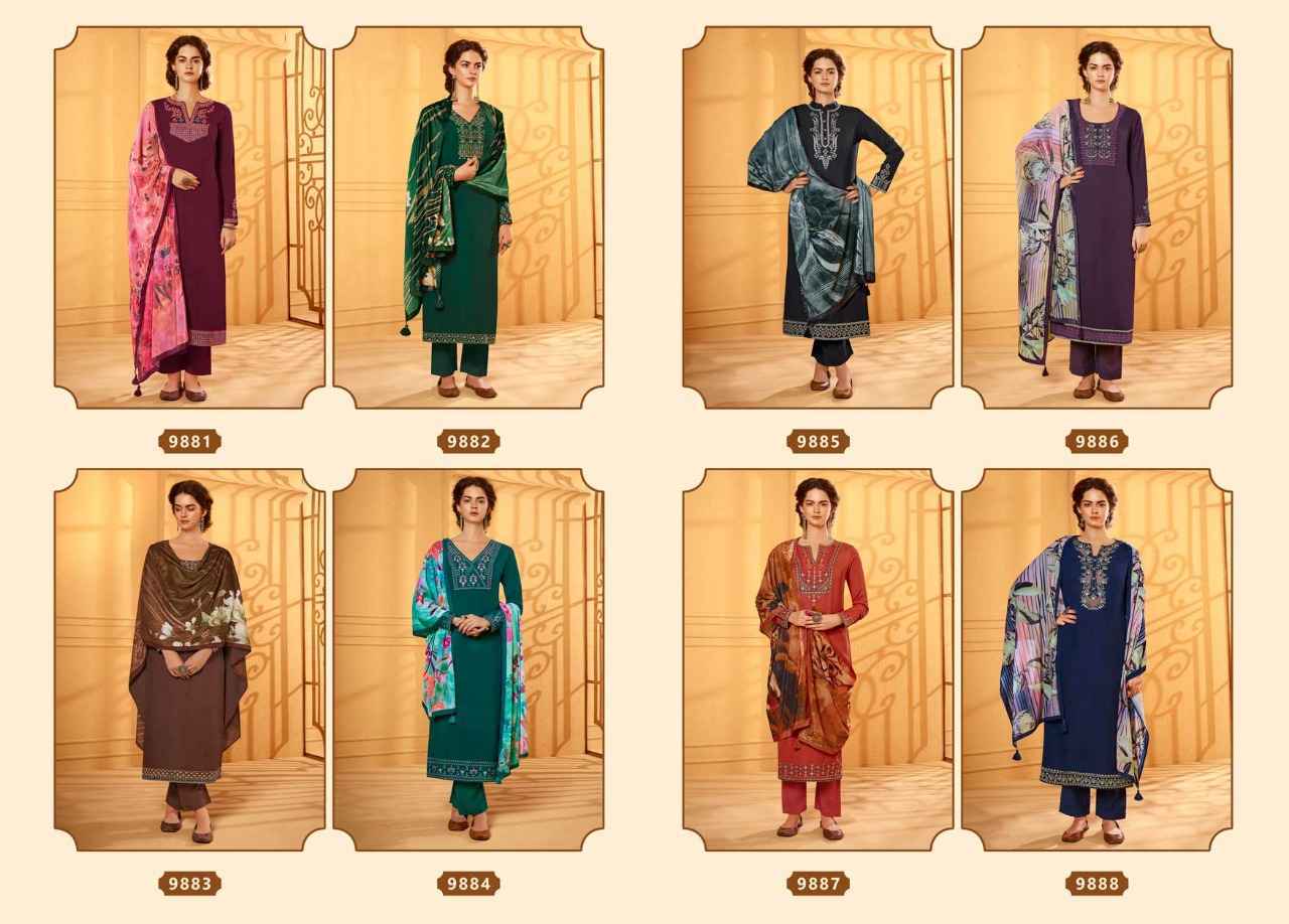 Kimora Heer Velvet Vol 59 Shagun Silk Dress Material 8 pcs Catalogue - Wholesale Factory