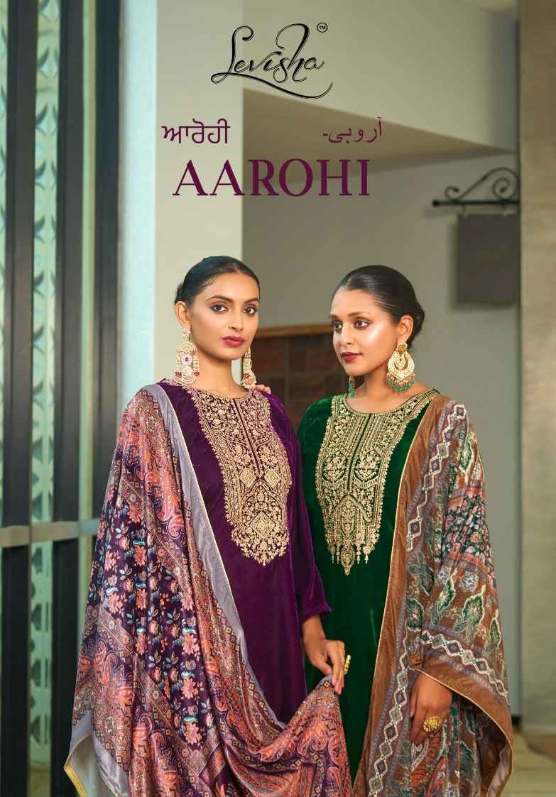 Levisha Aarohi Velvet Dress Material - Wholesale Factory