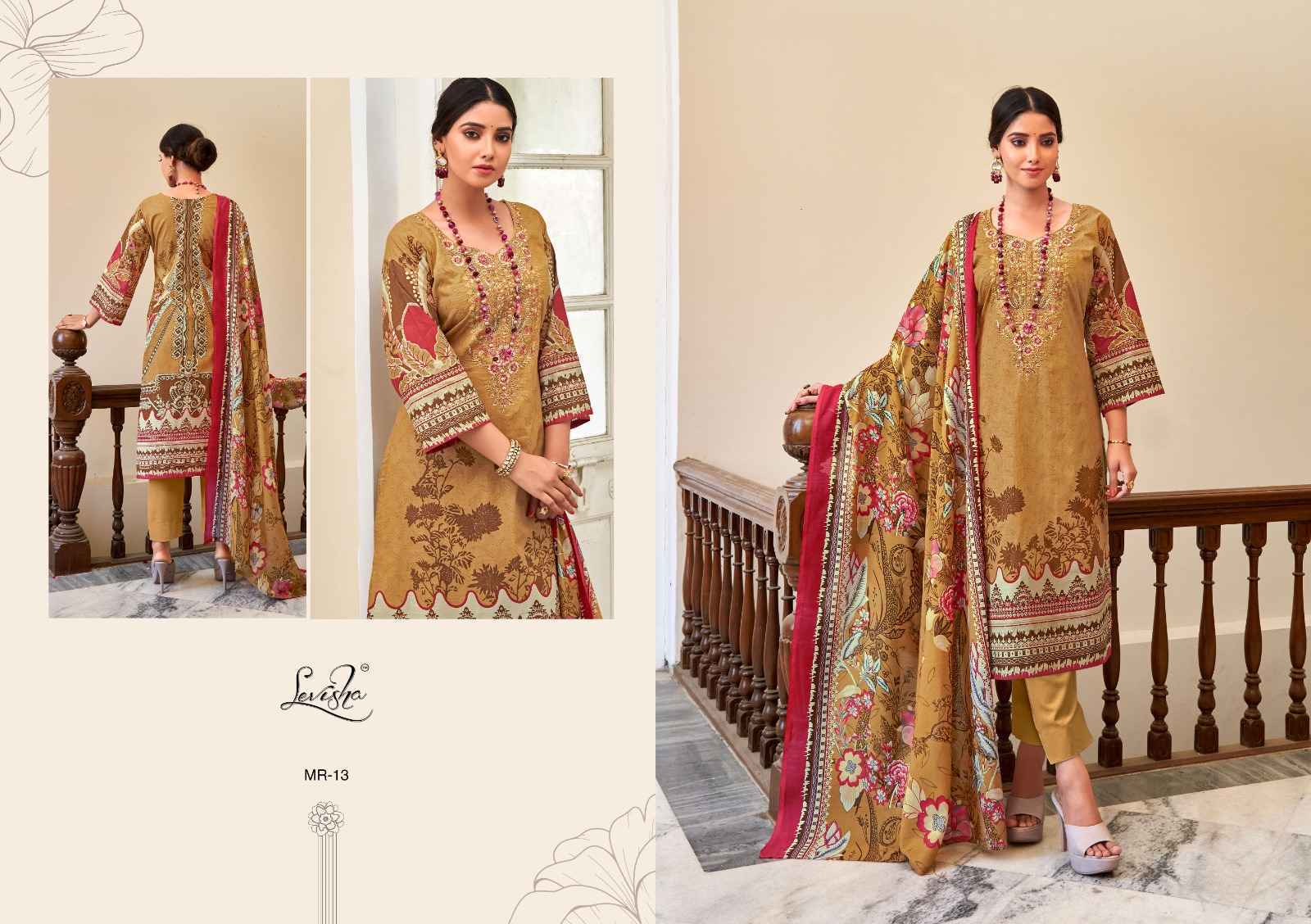 Levisha Mahiri Cotton Dress Material 8 pcs Catalogue - Wholesale Factory