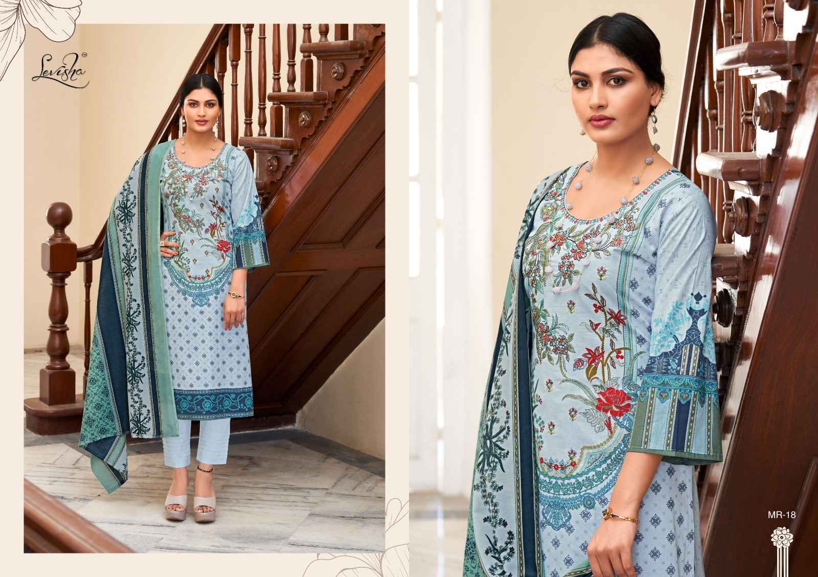Levisha Mahiri Cotton Dress Material 8 pcs Catalogue - Wholesale Factory