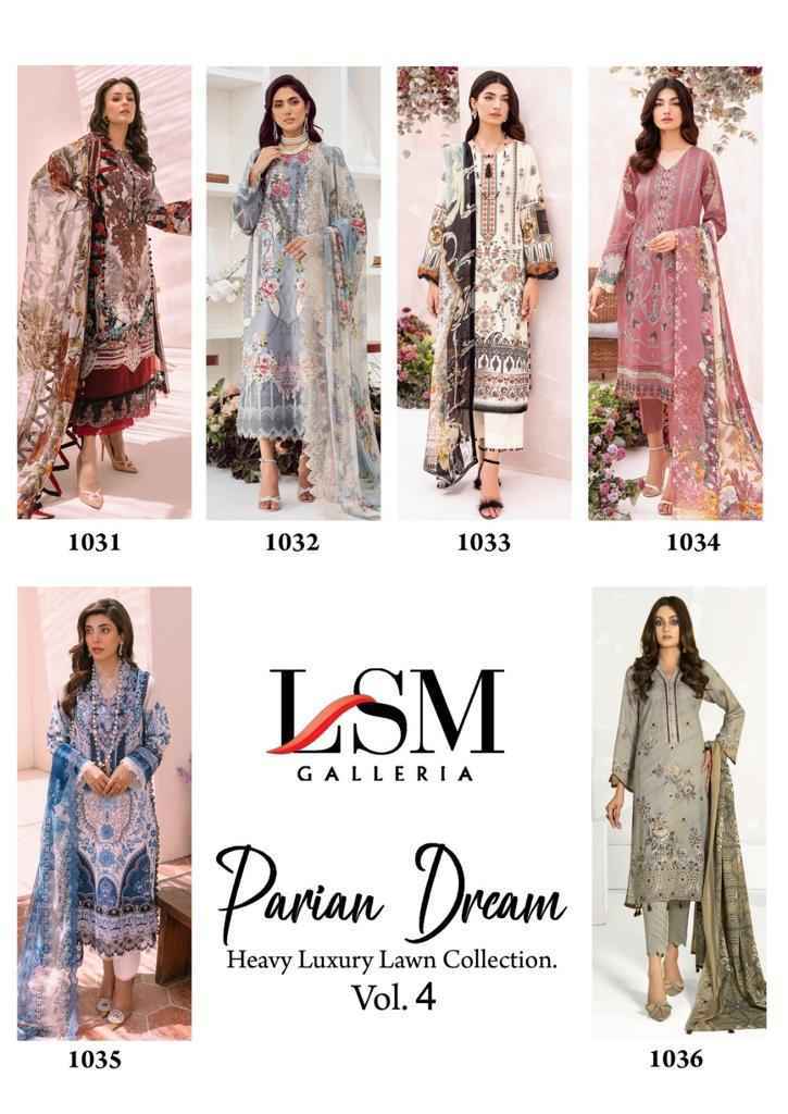 LSM Galleria Parian Dream Vol 4 Dress Material  Wholesale Factory Price