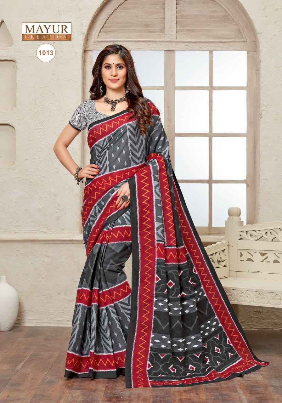 Mayur Radhe Shyam Cotton Saree Latest Catalog Wholesale Price