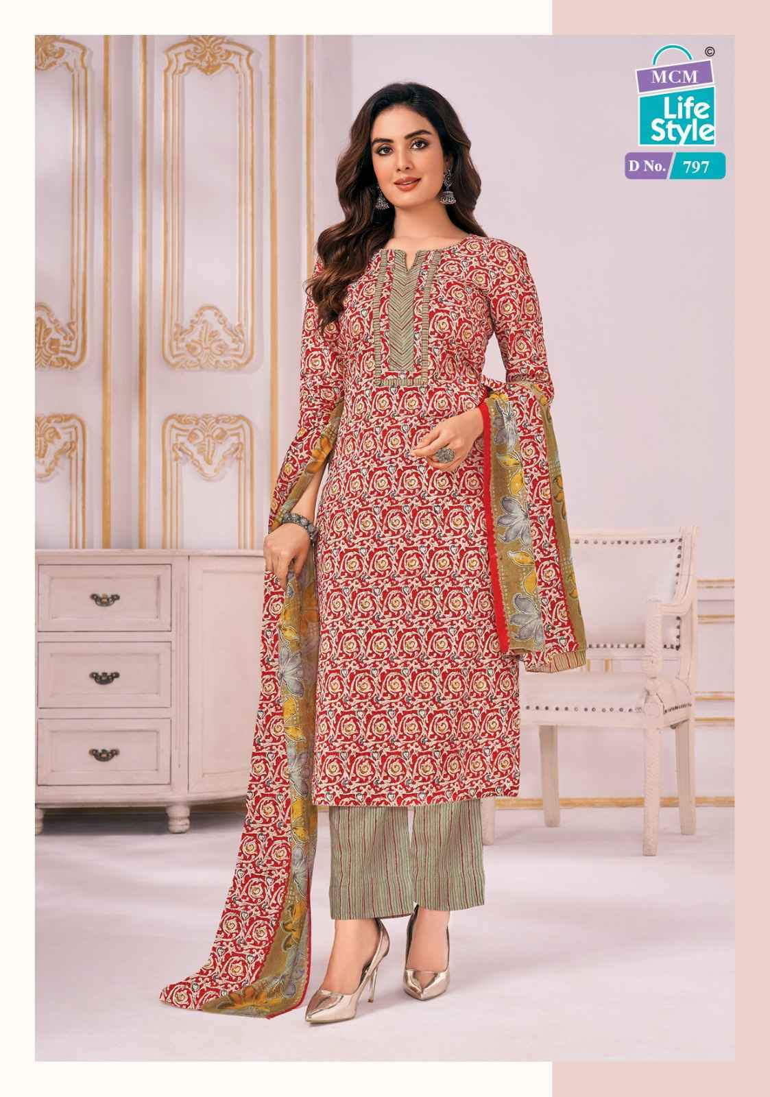 MCM Classic Lawn Vol 5 Readymade Lawn Cotton suits 12 pcs Catalogue - Wholesale Factory