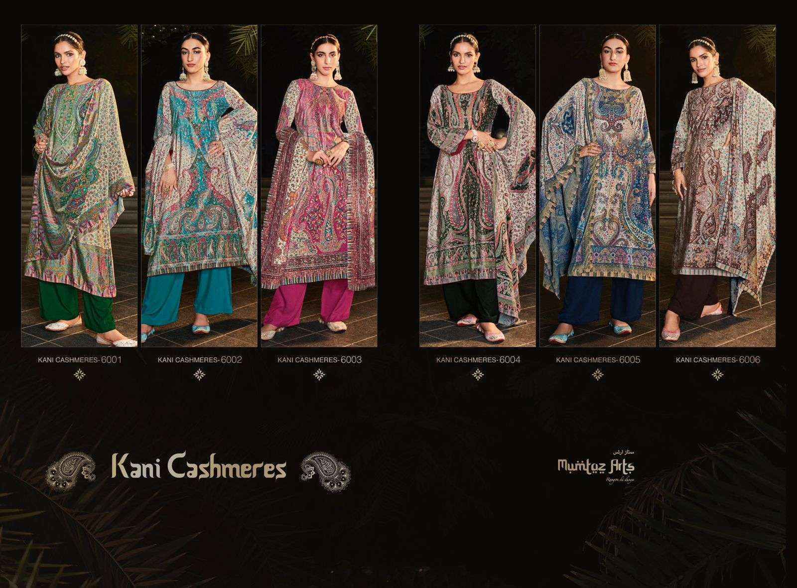 Mumtaz Arts Kani Cashmeres Viscose Dress Material 7 pcs Catalogue - Wholesale Factory