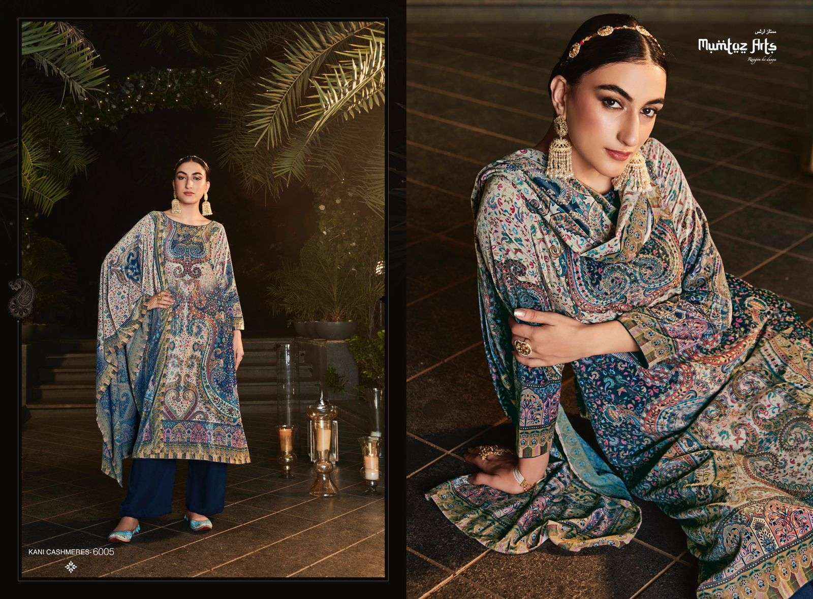 Mumtaz Arts Kani Cashmeres Viscose Dress Material 7 pcs Catalogue - Wholesale Factory