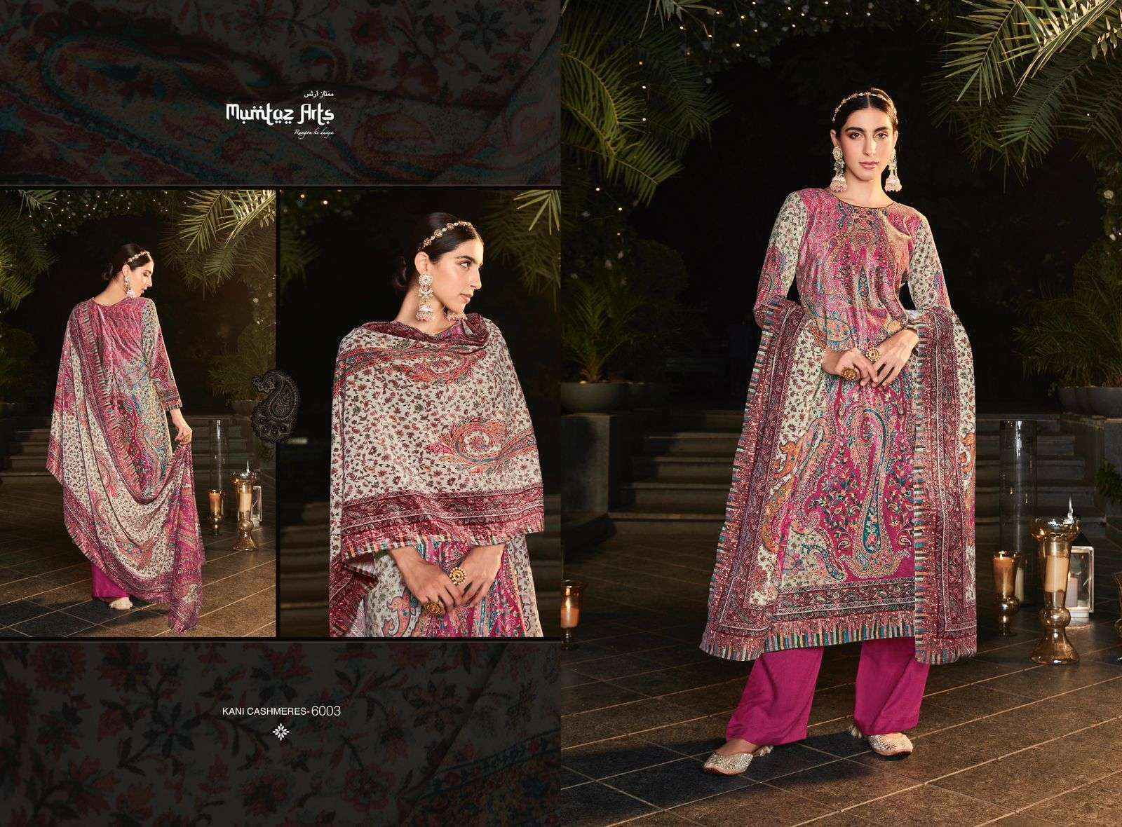 Mumtaz Arts Kani Cashmeres Viscose Dress Material 7 pcs Catalogue - Wholesale Factory