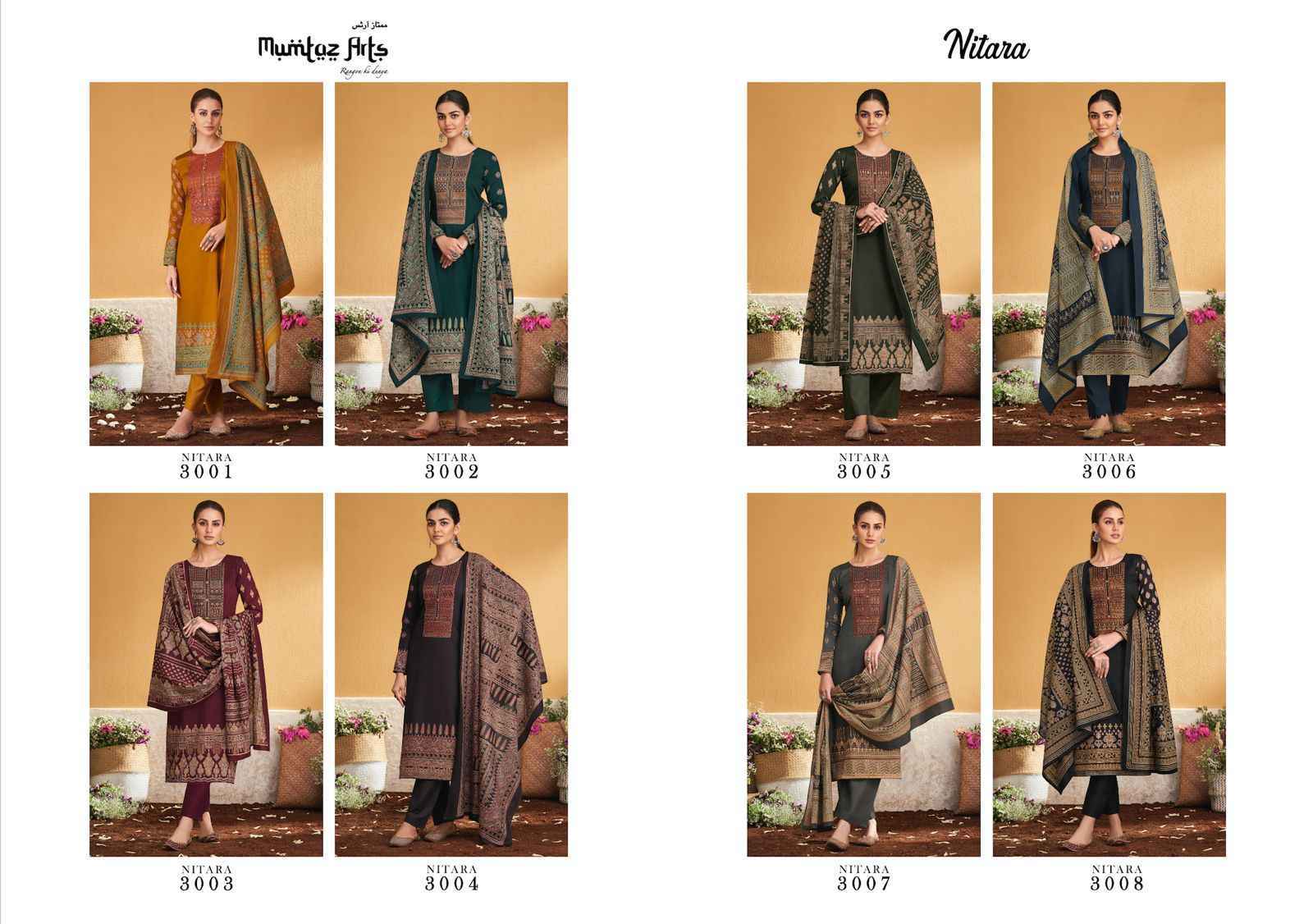 Mumtaz Arts Nitara Dress Material Wholesale Factory Price