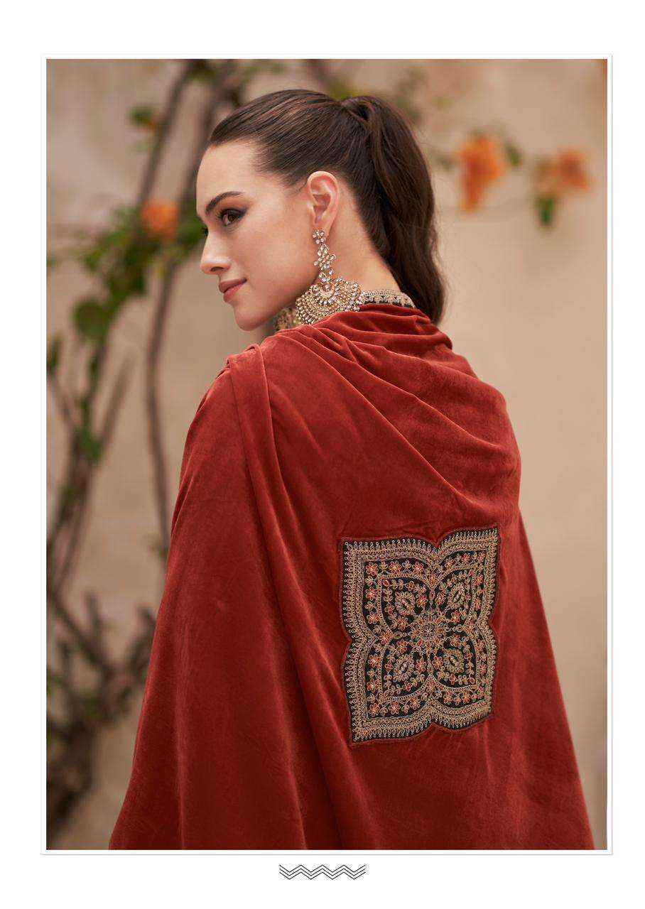 Mumtaz Arts Ritha Velvet Dress Material 4 pcs Catalogue - Wholesale Factory