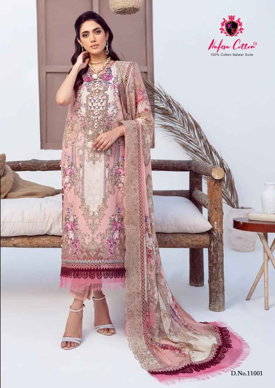 Nafisa Cotton Sahil Designer Cotton Collection Vol 11 Suits Latest Catalog Wholesale Price
