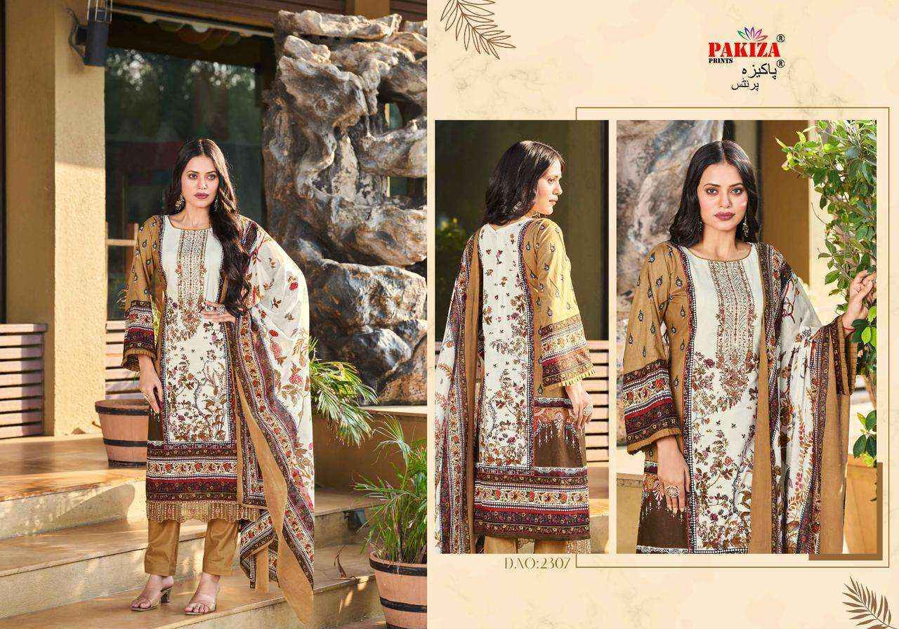 Pakiza Prints Zara Zikra Vol-23 Kashmiri Dress Material - Wholesale Factory