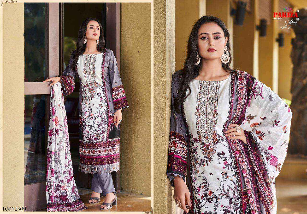 Pakiza Prints Zara Zikra Vol-23 Kashmiri Dress Material - Wholesale Factory