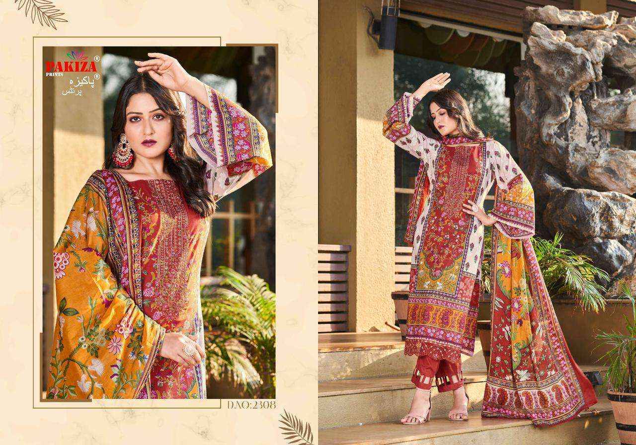 Pakiza Prints Zara Zikra Vol-23 Kashmiri Dress Material - Wholesale Factory