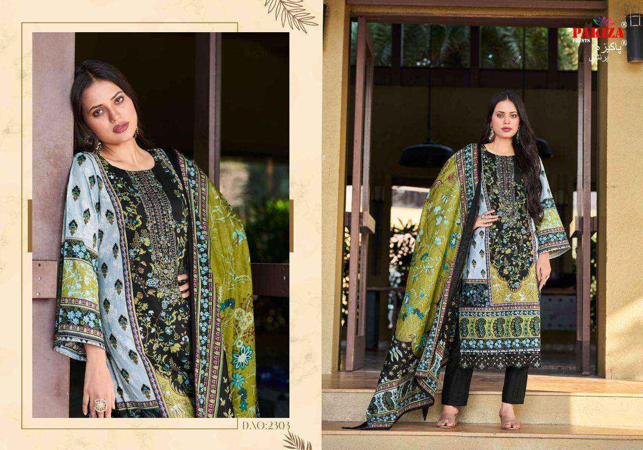 Pakiza Prints Zara Zikra Vol-23 Kashmiri Dress Material - Wholesale Factory