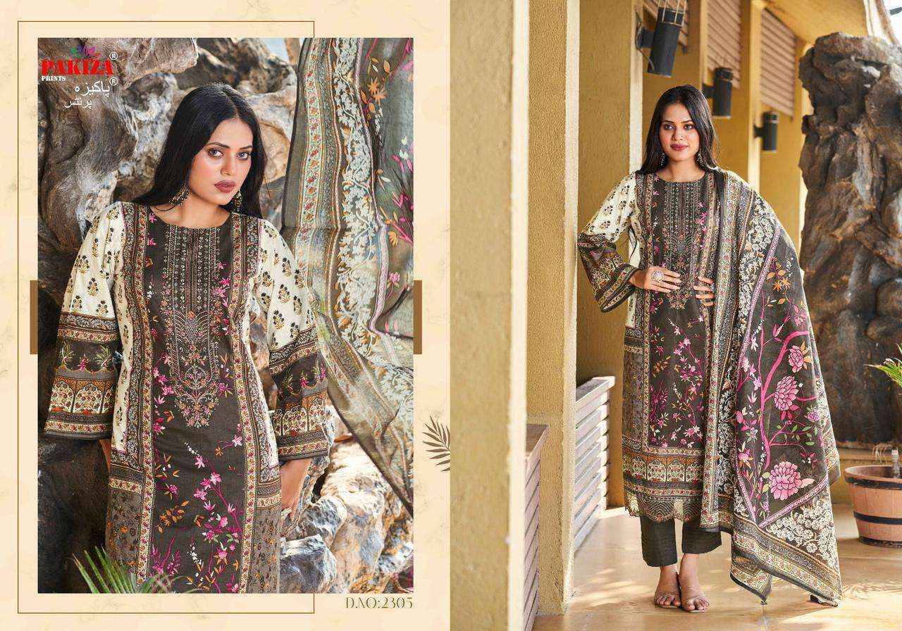 Pakiza Prints Zara Zikra Vol-23 Kashmiri Dress Material - Wholesale Factory