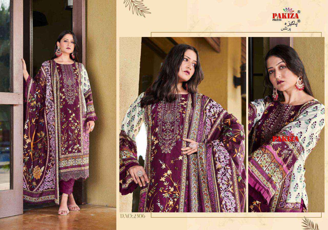 Pakiza Prints Zara Zikra Vol-23 Kashmiri Dress Material - Wholesale Factory