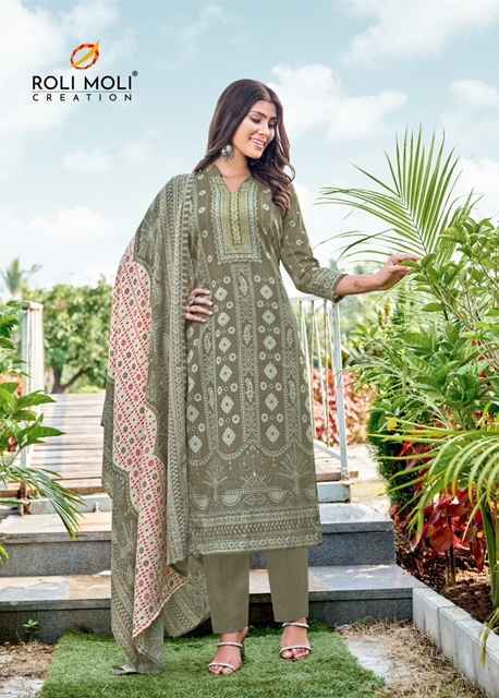 Roli Moli Creation Dilara Exclusive Winter Collection Pashmina Dress Material 8 pcs Catalogue - Wholesale Factory