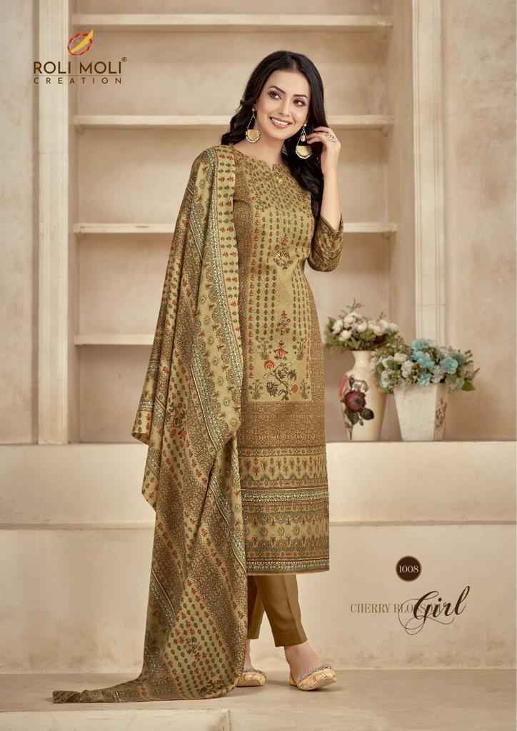 Roli Moli Dilara Pashmina Dress Material 8 pcs Catalogue - Wholesale Factory Outlet