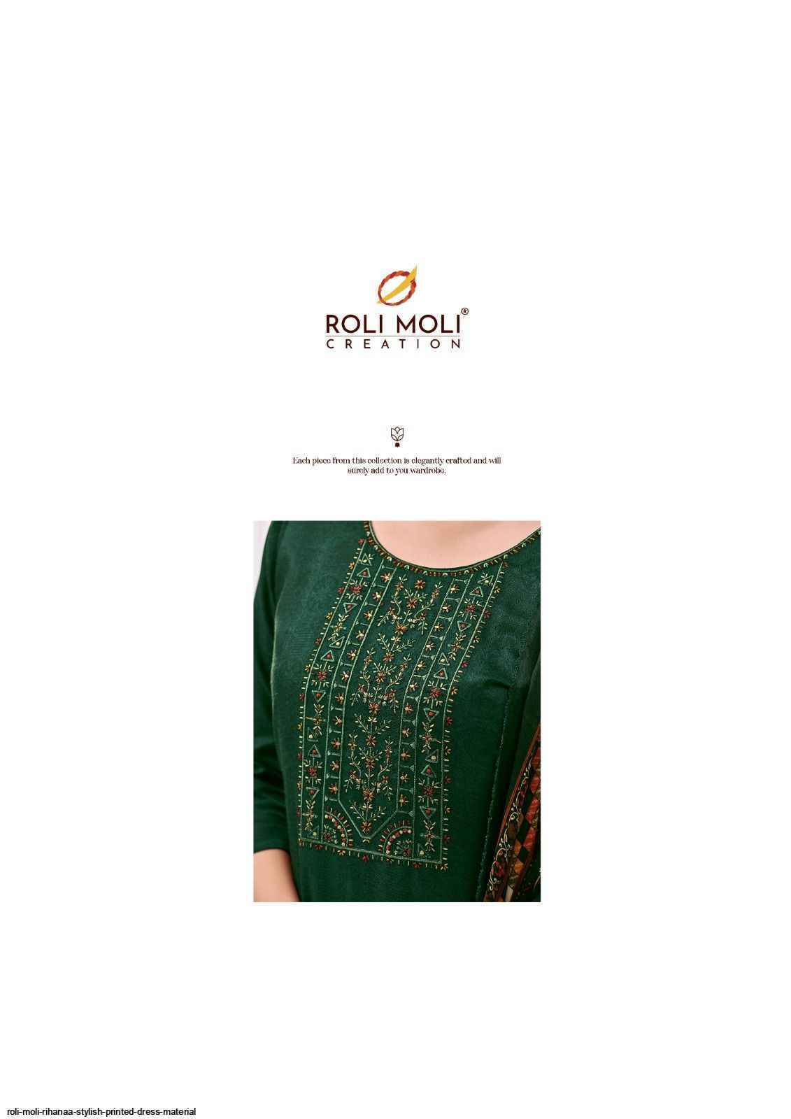 Roli Moli Rihanna Pashmina Dress Material 8 pcs Catalogue - Wholesale Factory