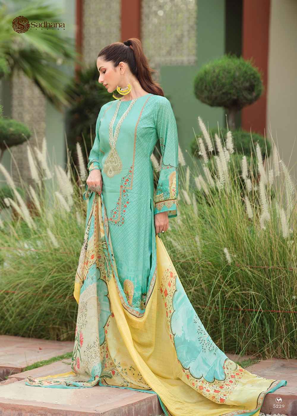 Sadhana Fashion Mehatab Vol 6 Pashmina Dress Material 8 pcs Catalogue - Wholesale Factory Surat