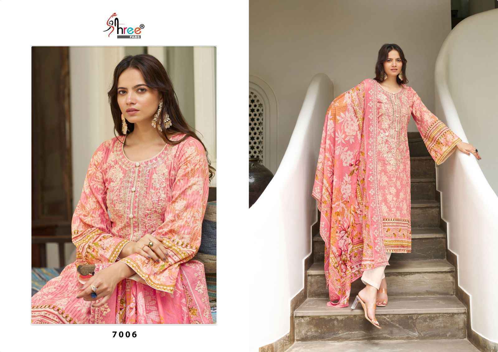 Shree Fabs Bin Saeed Lawn Collection Vol 7 Suits Wholesale Factory Price