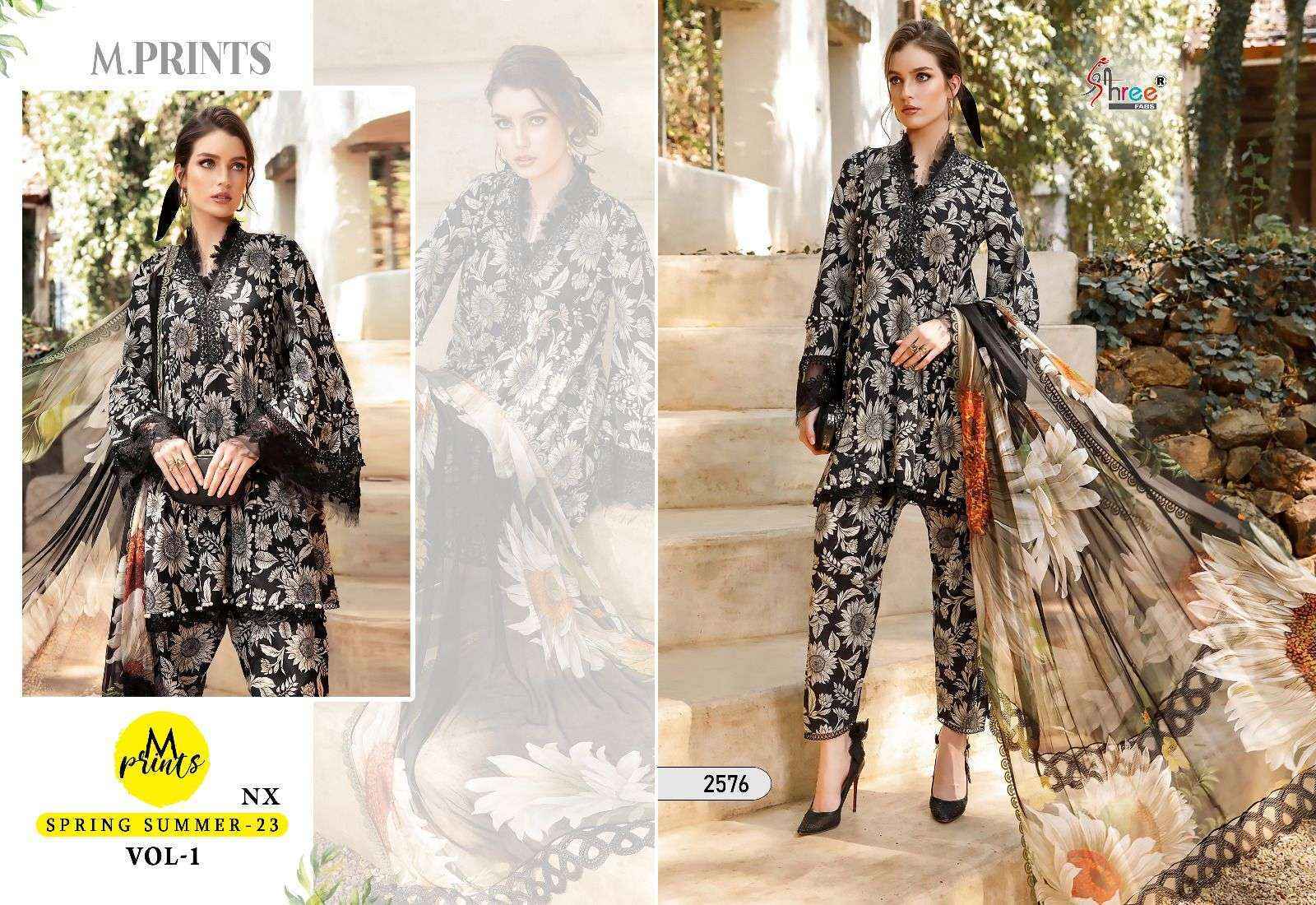 Shree Fabs M Print Spring Summer 23 Vol 1 Nx Cotton Dress Material 4 pcs Catalogue