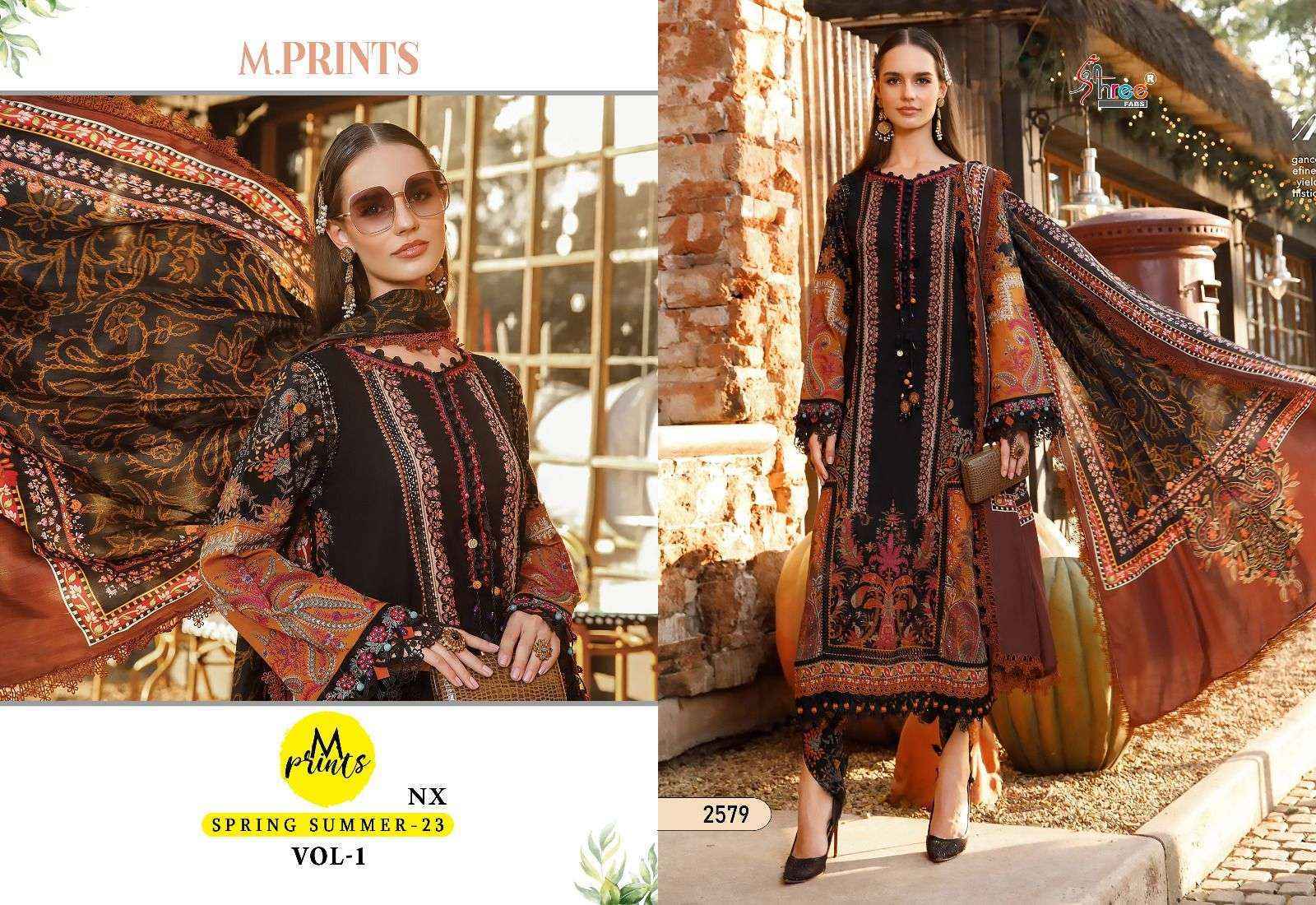 Shree Fabs M Print Spring Summer 23 Vol 1 Nx Cotton Dress Material 4 pcs Catalogue