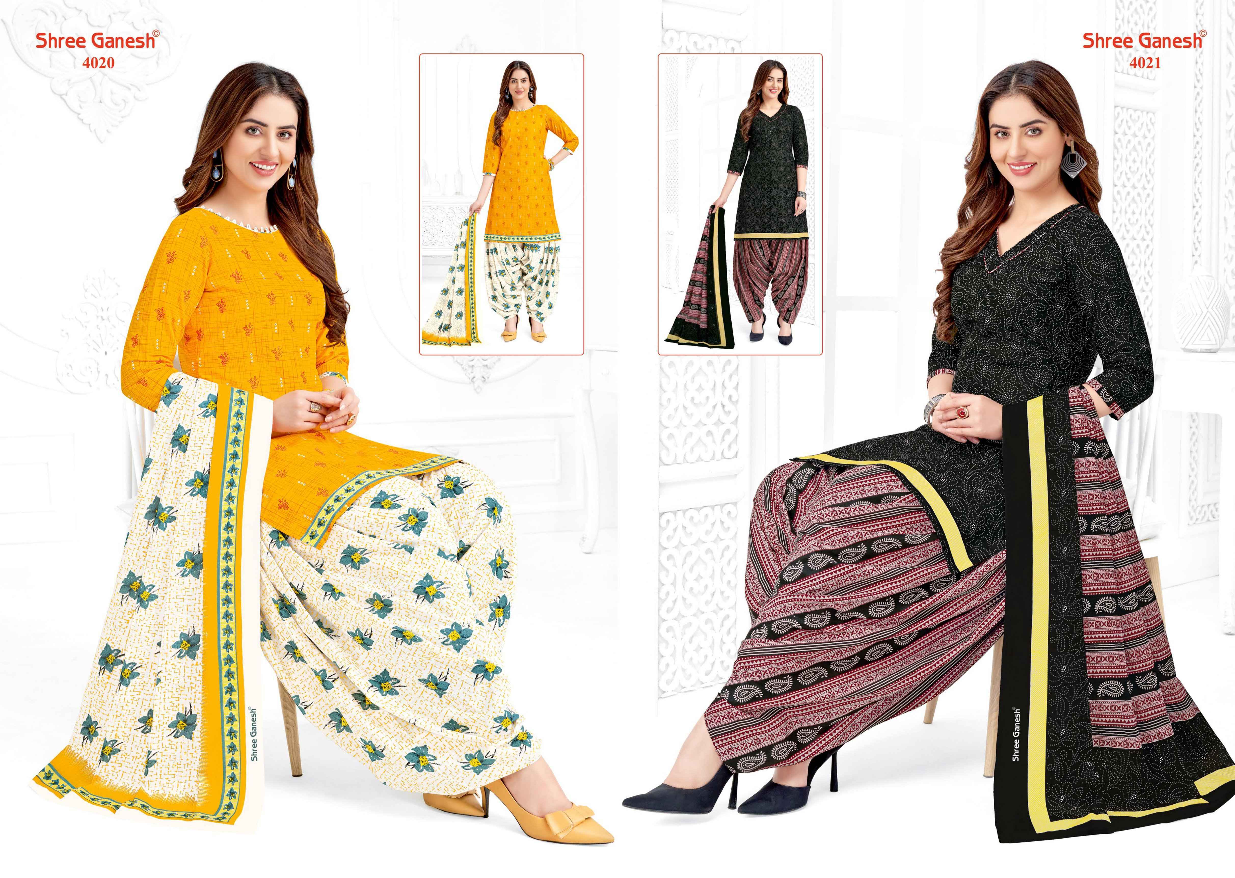 Shree Ganesh Hansika Vol 20 Cotton Dress Material 36 pcs Catalogue - Wholesale Factory Surat