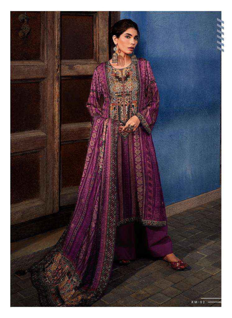 Varsha Killim Pashmina Dress Material 6 pcs Catalogue - Wholesale Factory