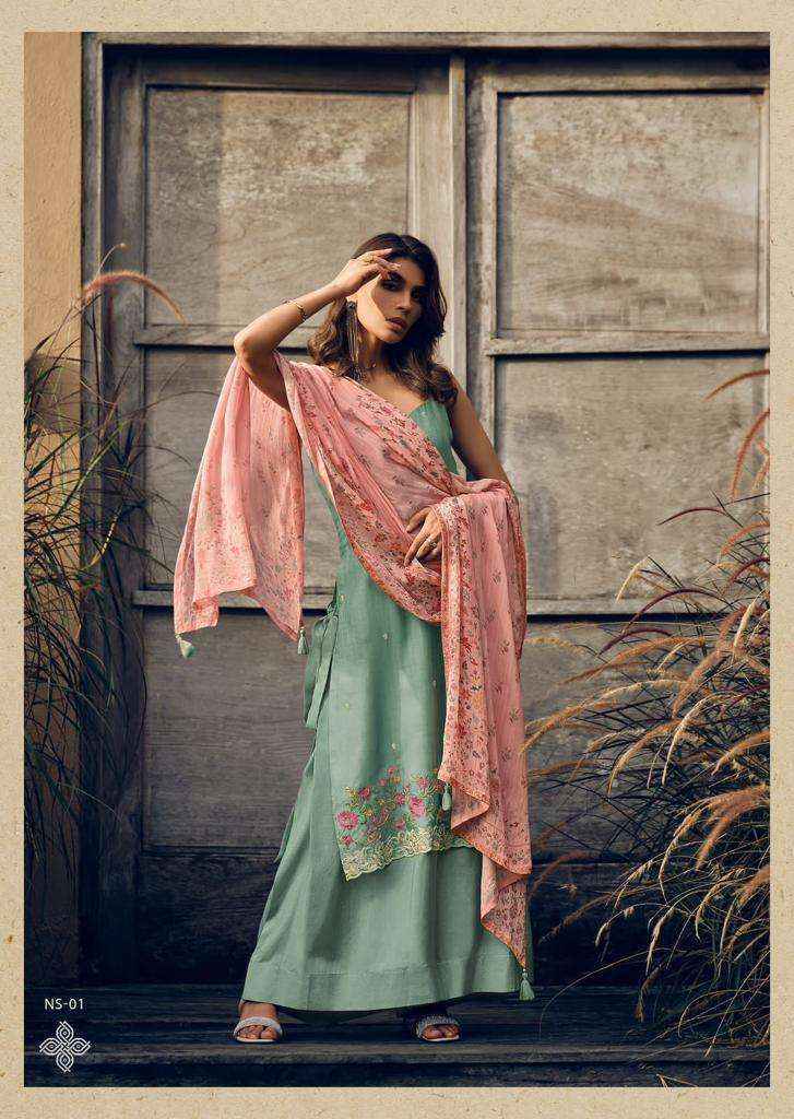 Varsha Naisha Pashmina Dress Material 4 pcs Catalogue - Wholesale Factory