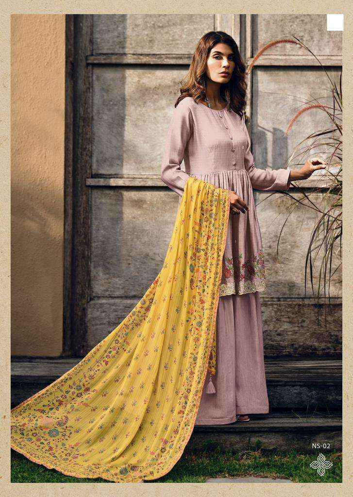 Varsha Naisha Pashmina Dress Material 4 pcs Catalogue - Wholesale Factory