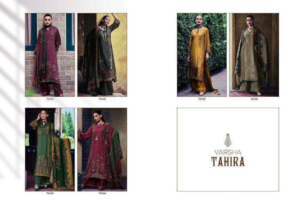 Varsha Tahira Pashmina Dress Material 6 pcs Catalogue - Wholesale Factory Outlet