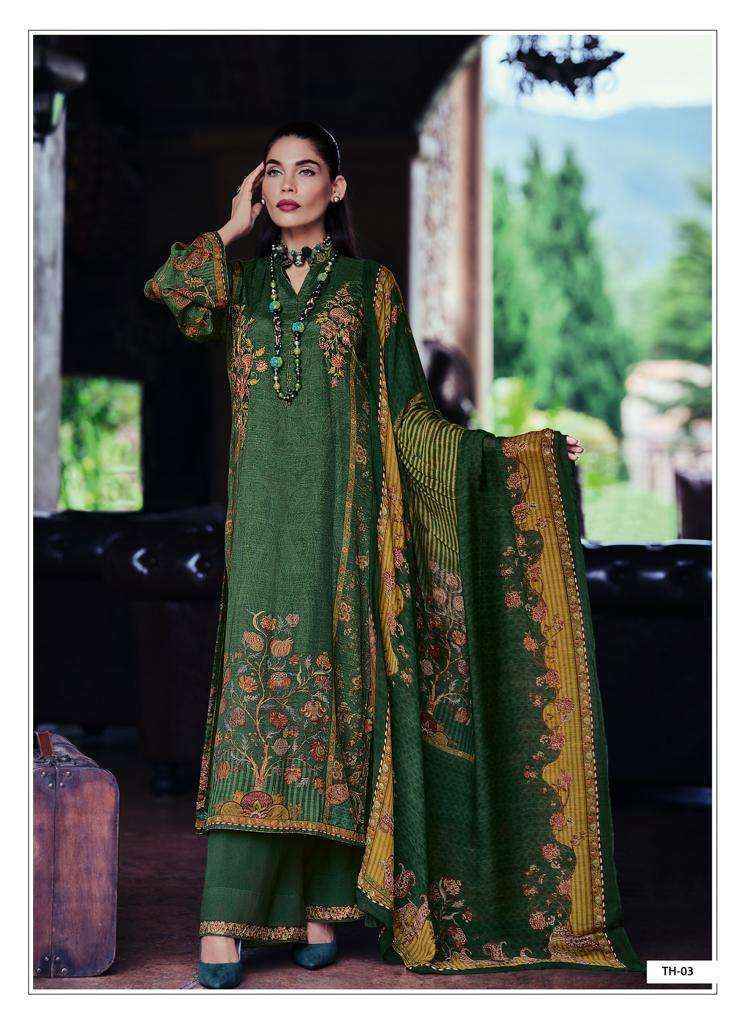 Varsha Tahira Pashmina Dress Material 6 pcs Catalogue - Wholesale Factory Outlet