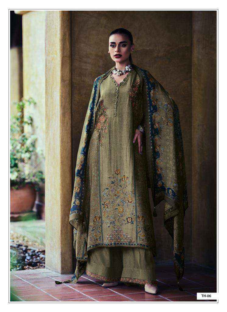 Varsha Tahira Pashmina Dress Material 6 pcs Catalogue - Wholesale Factory Outlet