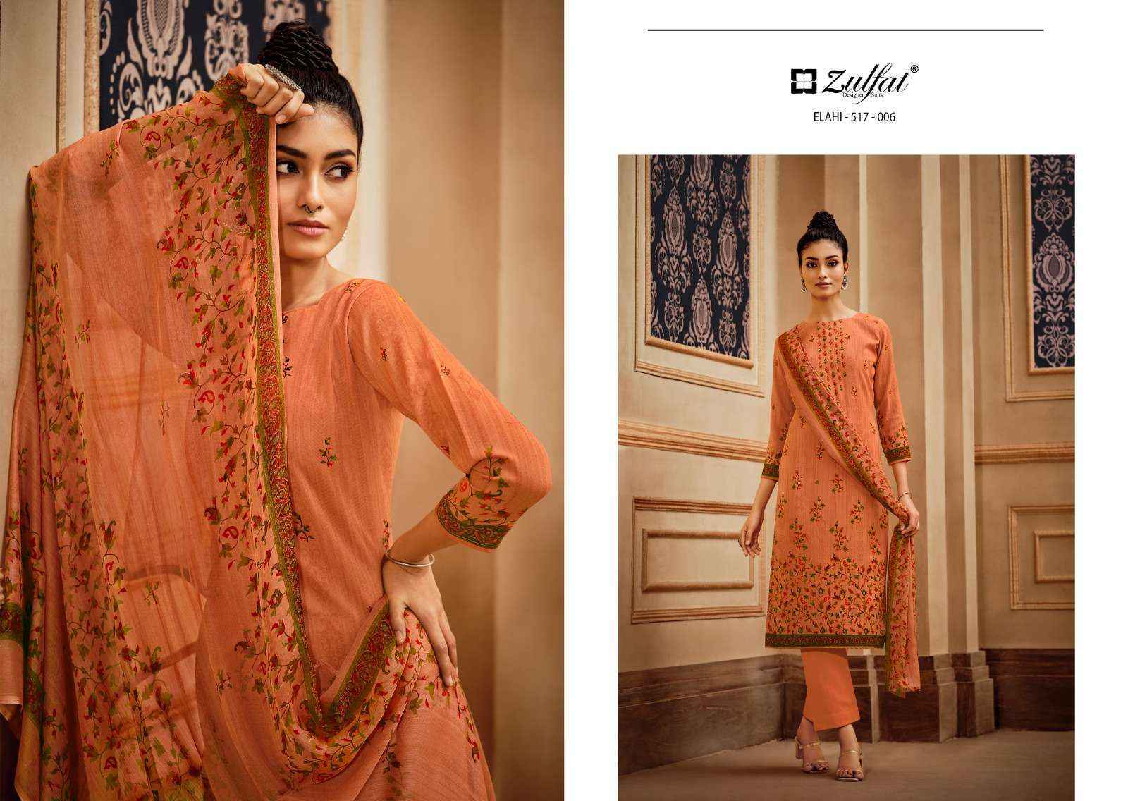 Zulfat Elahi Pashmina Dress Material - Wholesale Factory