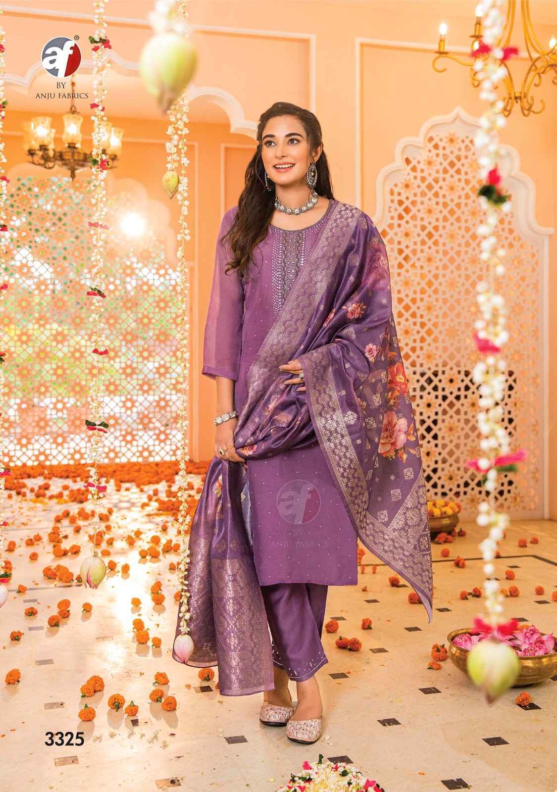 Anju Fabrics Tyohaar Readymade Viscose Dress 6 pcs Catalogue