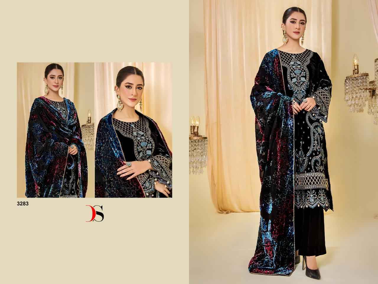 Deepsy Sana Safinaz Velvet Collection Velvet Dress Material