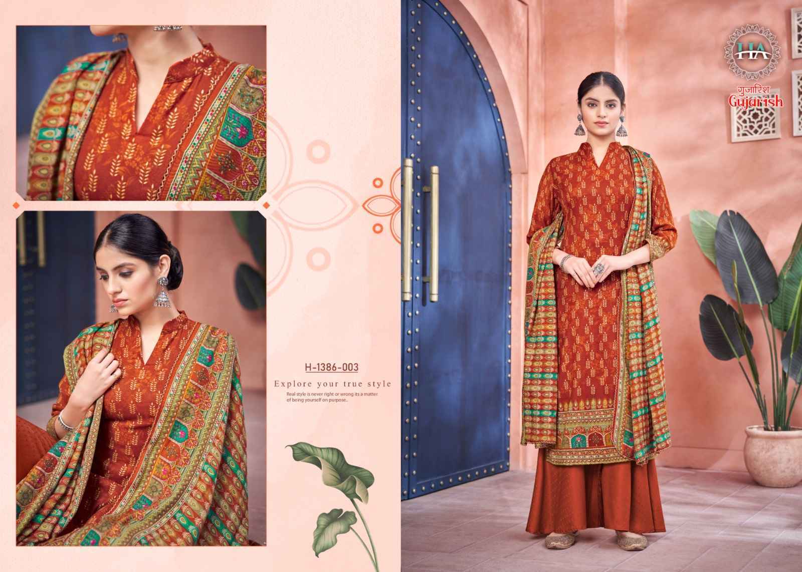 Harshit Fashion Hub Gujarish Pashmina Dress Material