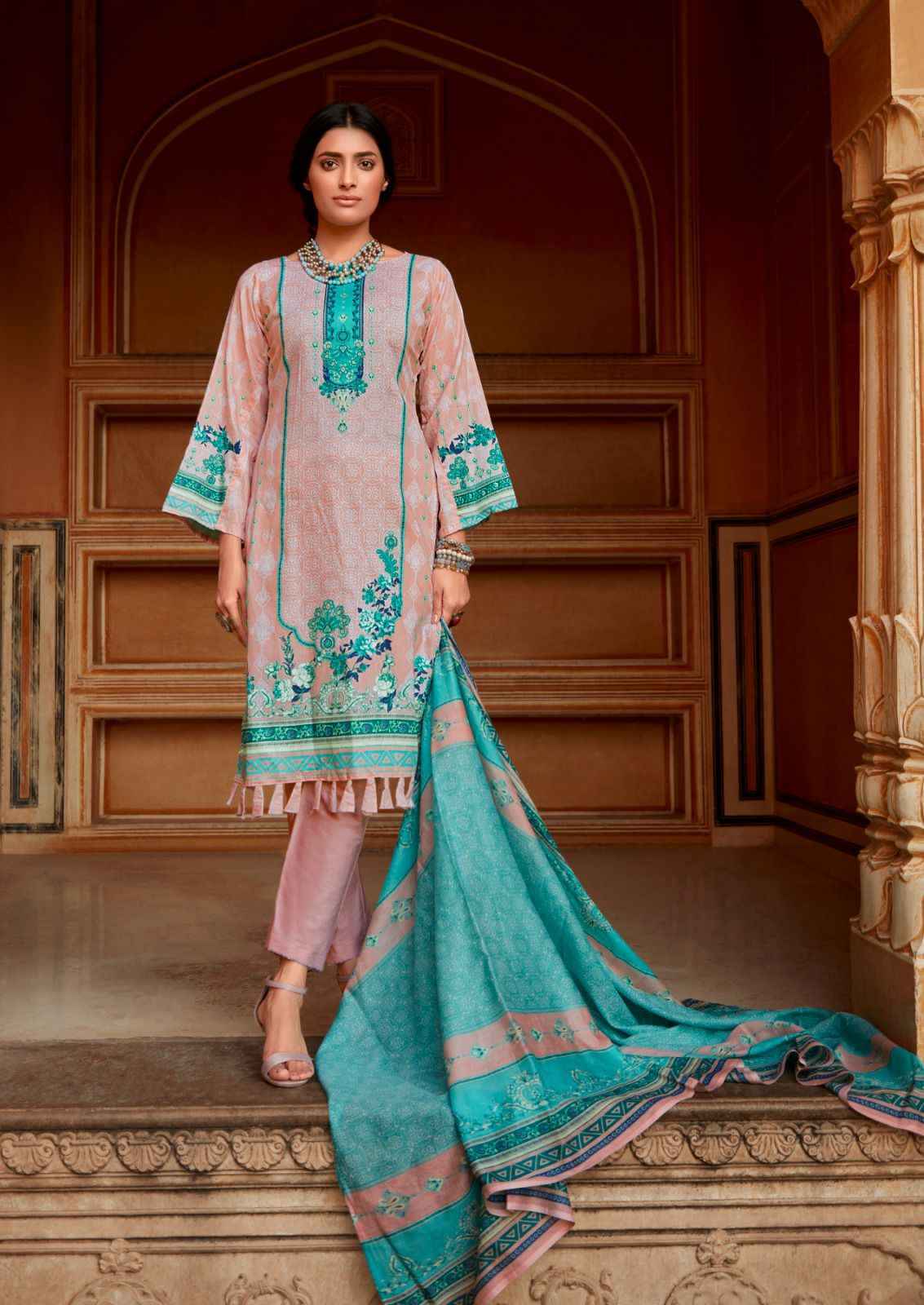 Ishaal Prints Gulmohar Vol 28 Lawn Cotton Dress Material