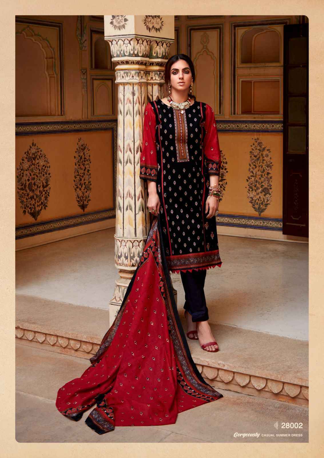 Ishaal Prints Gulmohar Vol 28 Lawn Cotton Dress Material