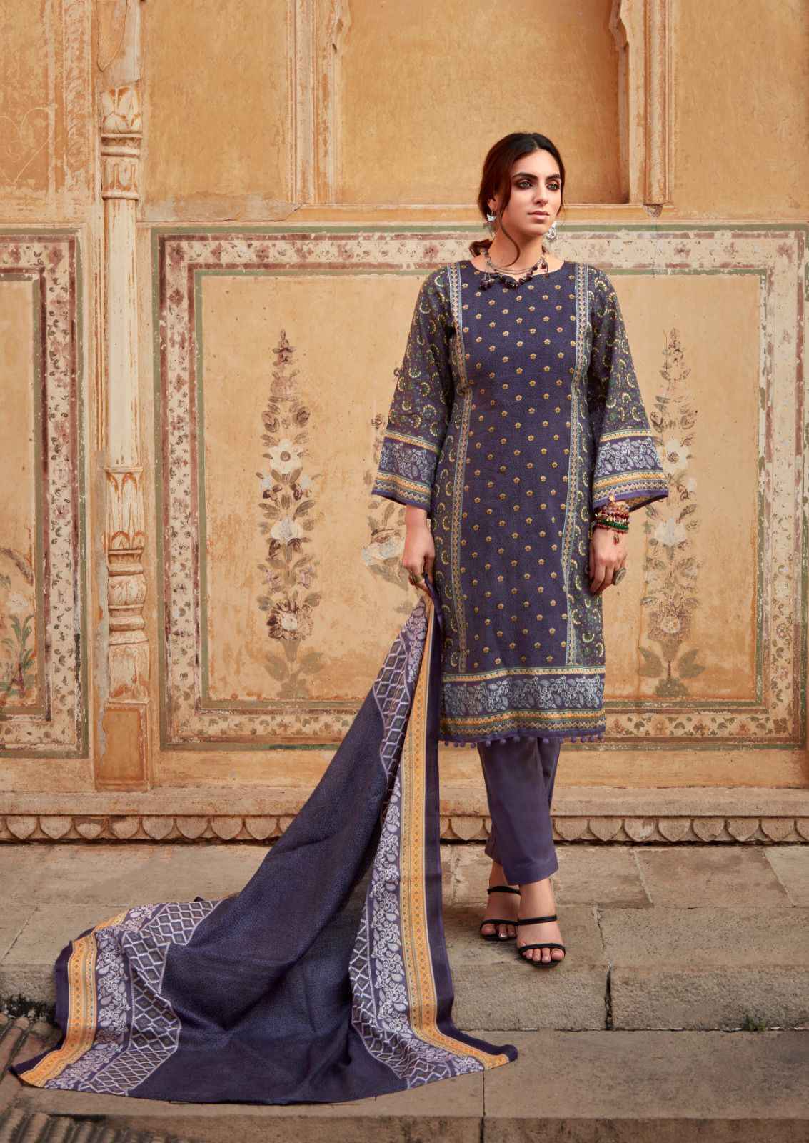 Ishaal Prints Gulmohar Vol 28 Lawn Cotton Dress Material