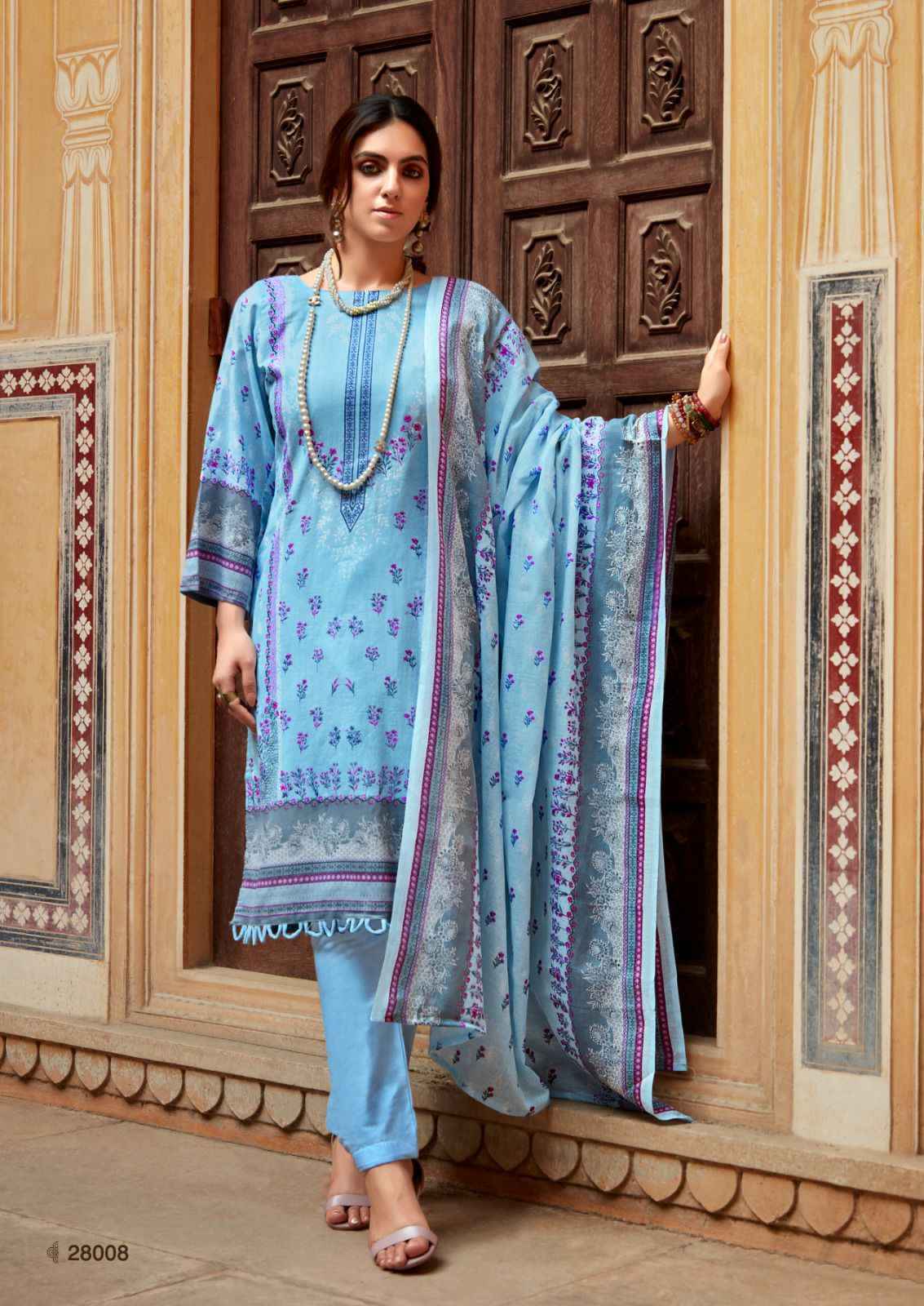 Ishaal Prints Gulmohar Vol 28 Lawn Cotton Dress Material