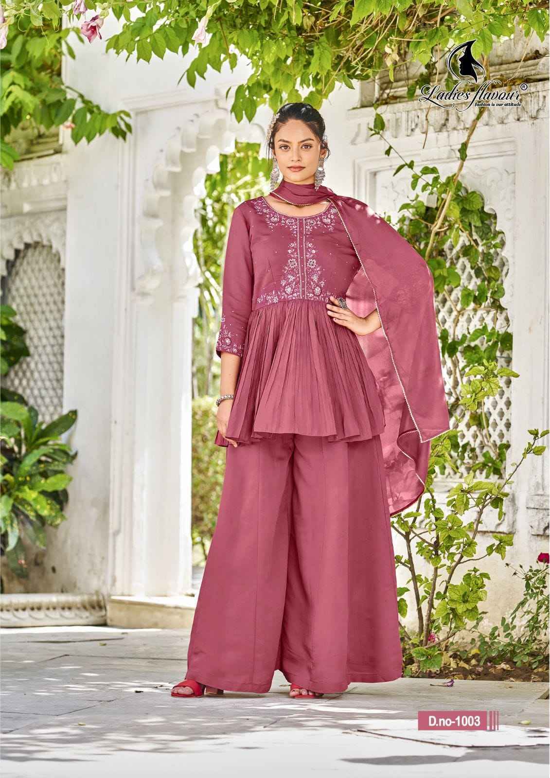 Ladies Flavour Aarzoo Silk Kurti Combo 4 pcs Catalogue