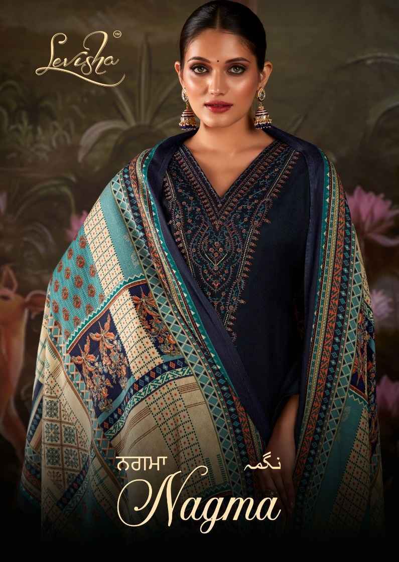 Levisha Nagma Pashmina Dress Material 8 pcs Catalogue