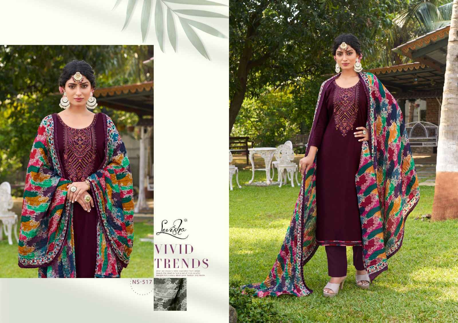 Levisha Nivisha Vol 7 Rayon Dress Material 6 pcs Catalogue - 8347237428