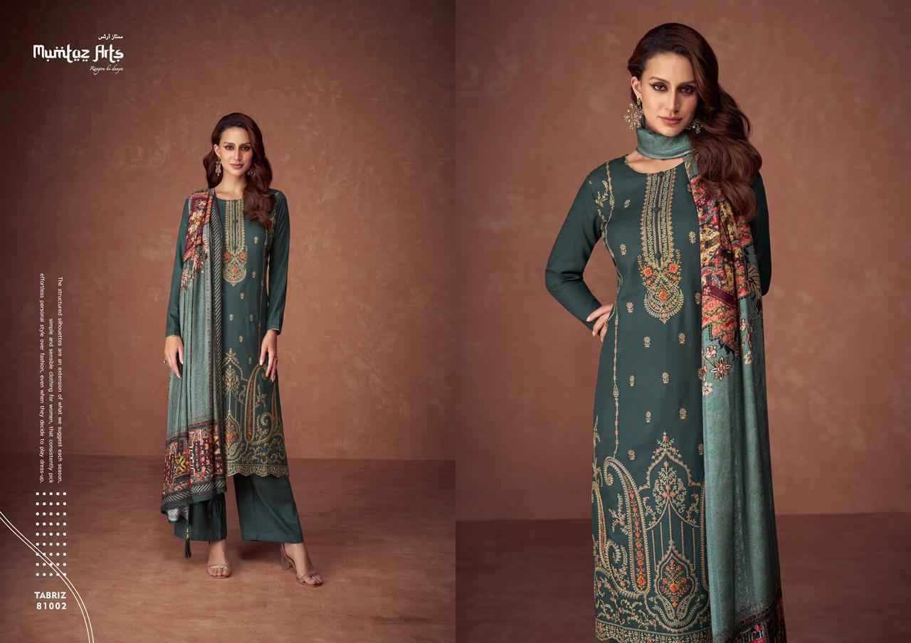 Mumtaz Arts The Tabriz Pashmina Dress Material 6 pcs Catalogue