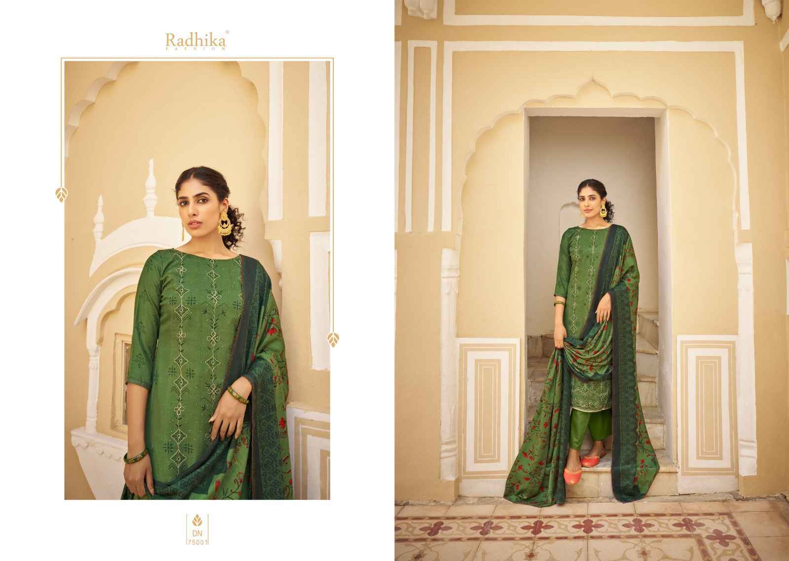 Sumyra Jasmine By Radhika Fashion Pashmina Dress Material 6 pcs Catalogue