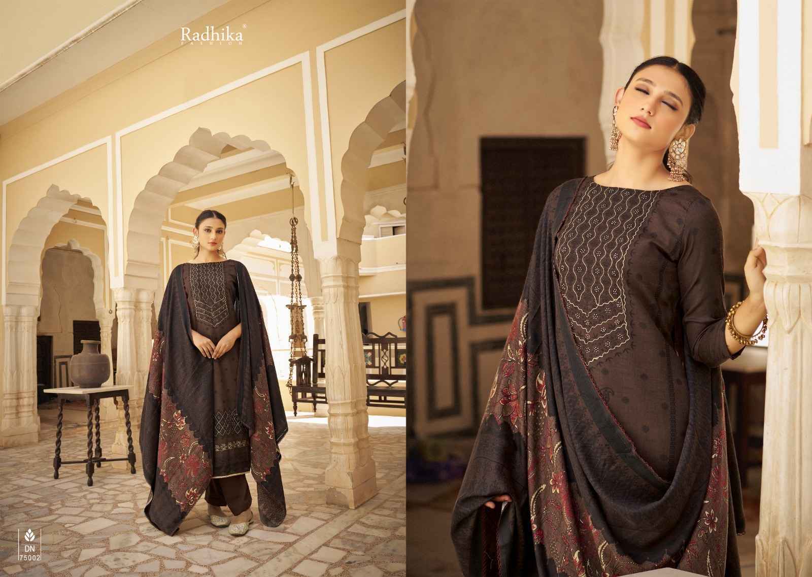 Sumyra Jasmine By Radhika Fashion Pashmina Dress Material 6 pcs Catalogue